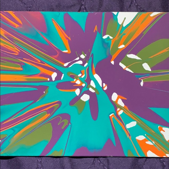 5x7 Spin Art Canvas - Picture 1 of 1